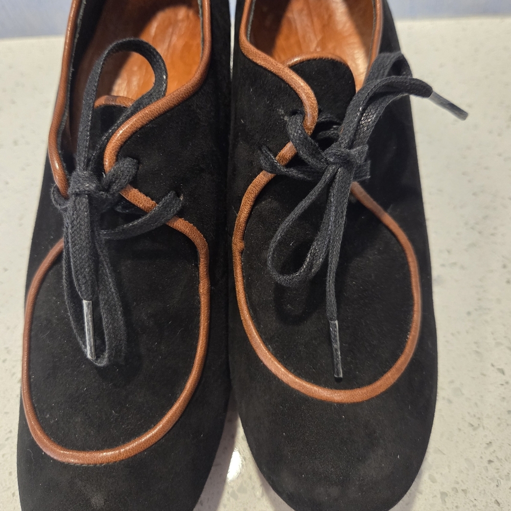 Chie Mihara Black Popet Platform Loafer Heel - Picture 3 of 13